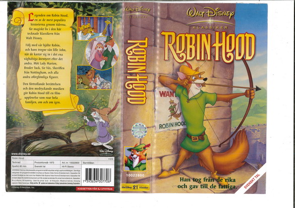 ROBIN HOOD (VHS) NYARE