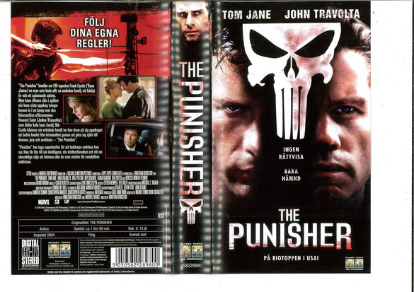 PUNISHER - 2004 (VHS)
