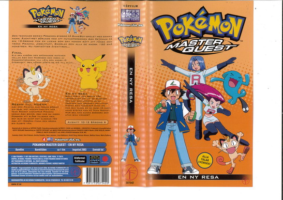 Pokémon Master Quest - En ny resa (VHS)