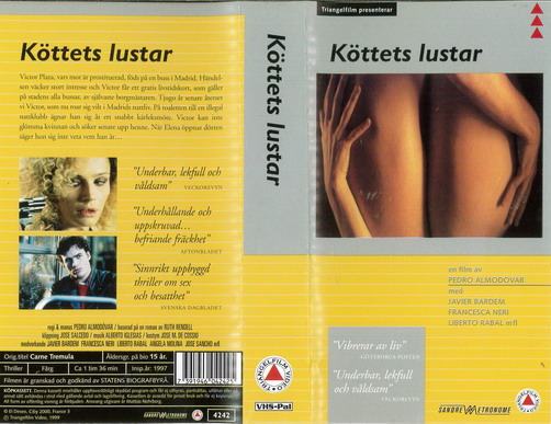 KÖTTETS LUSTAR (VHS)