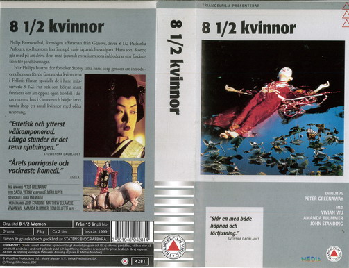 8 1/2 KVINNOR (VHS)