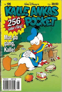 KALLE ANKAS POCKET 196 - MAT PÅ GÅNG, KALLE!