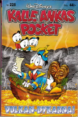 KALLE ANKAS POCKET 228 - VULKAN-DYKARNA!