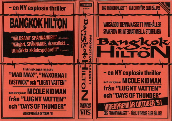 BANGKOK HILTON - TRAILER (VHS)