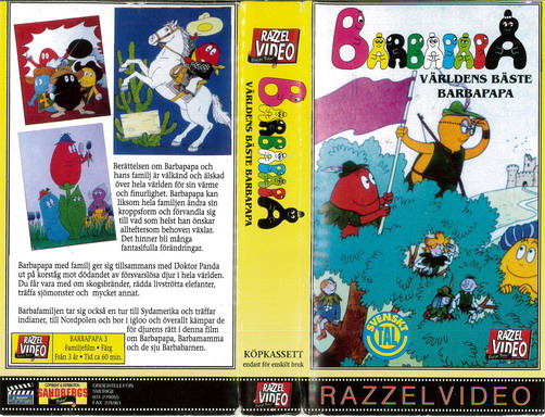 BARBAPAPA - VÄRLDENS BÄSTA BARBAPAPA (VHS)