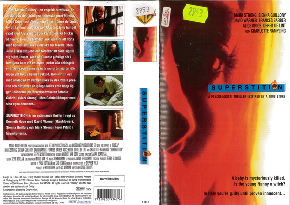 SUPERSTITION (VHS)