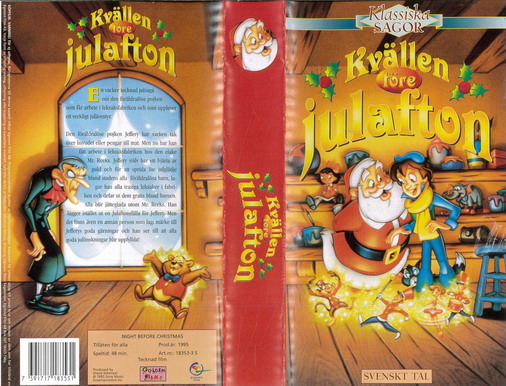 KVÄLLEN FÖRE JULAFTON  (VHS)