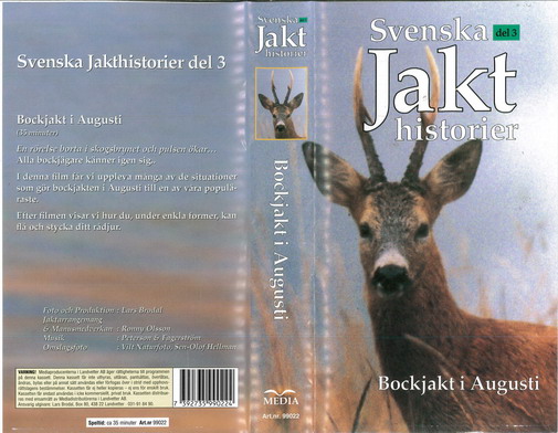 SVENSKA JAKTHISTORIER DEL 3 (VHS)