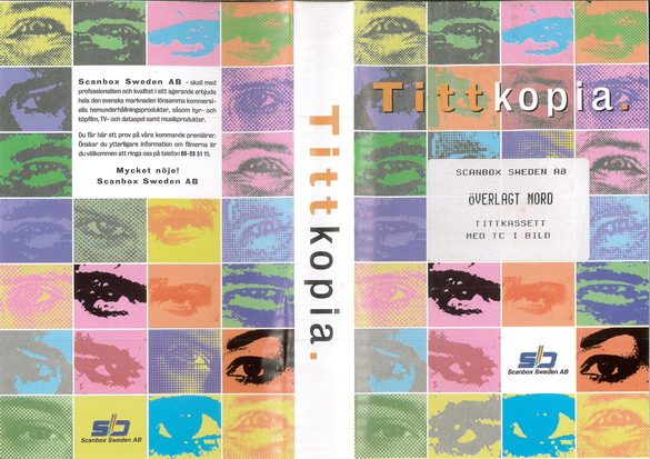 ÖVERLAGT MORD (VHS) TITTKOPIA