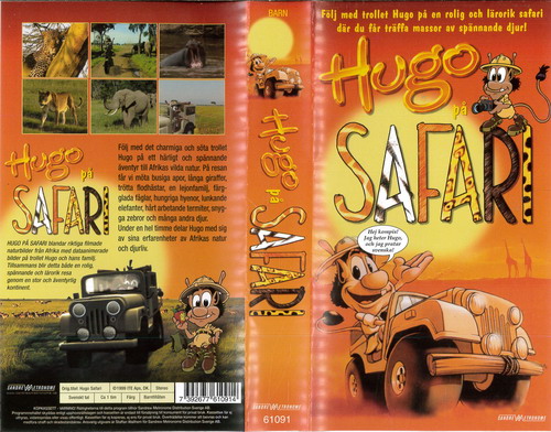 HUGO PÅ SAFARI  (VHS)