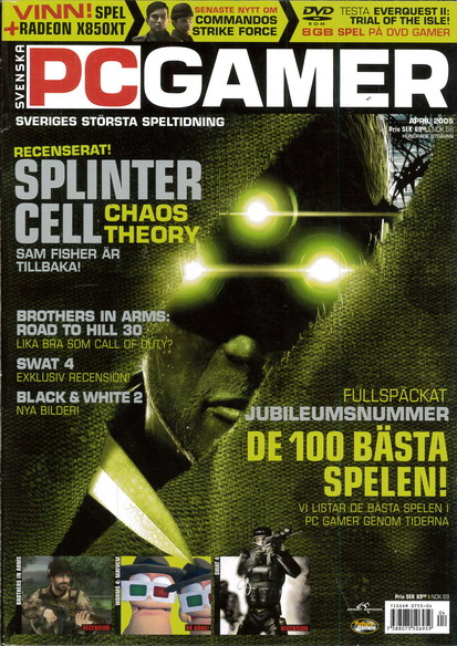 SVENSKA PC GAMER 2005 APRIL