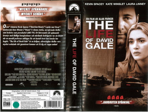 LIFE OF DAVID GALE  (VHS)
