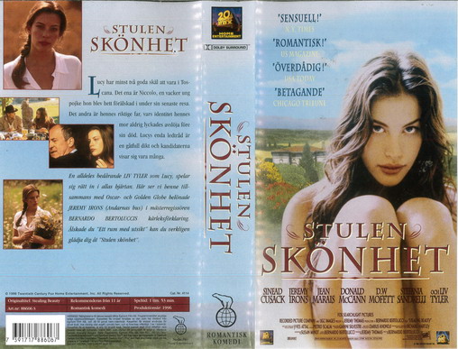 STULEN SKÖNHET  (VHS)