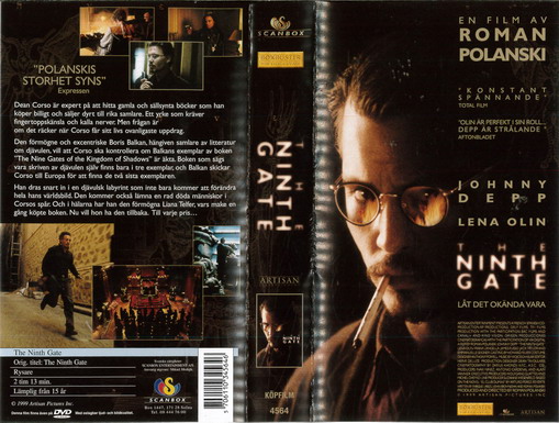 NINTH GATE  (VHS)