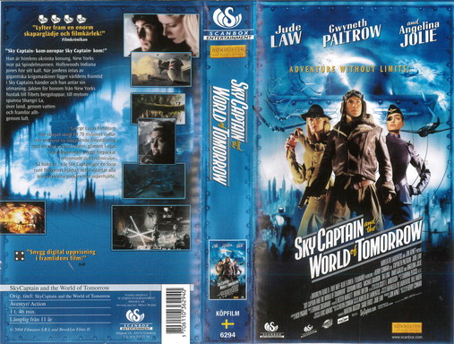 SKY CAPTAIN OCH THE WORLD OF TOMORROW (VHS)