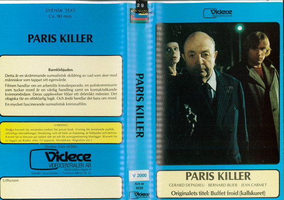 PARIS KILLER (VIDEO 2000)