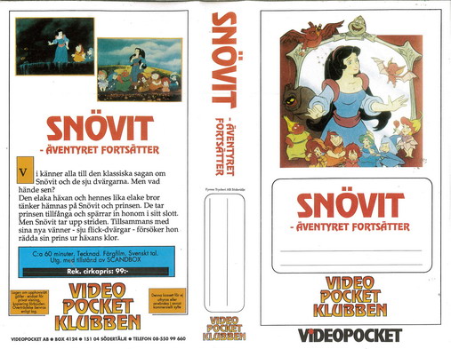 SNÖVIT-ÄVENTYRET FORTSÄTTER (VHS)
