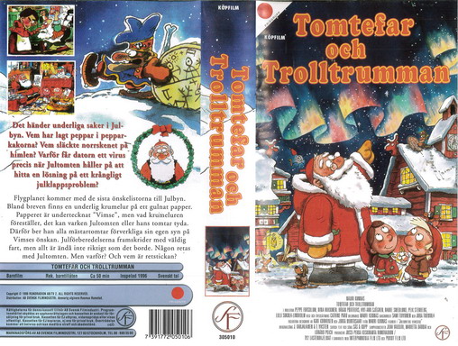 TOMTEFAR OCH TROLLTRUMMAN (VHS)
