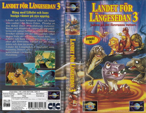 LANDET FÖR LÄNGESEDAN 3 (VHS)