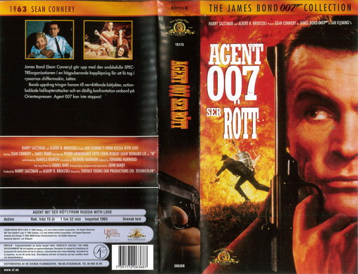 AGENT 007 SER RÖTT (VHS) NY