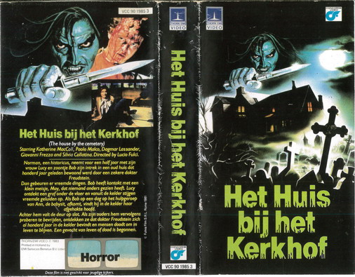 HOUSE BY THE CEMETERY (Vhs) holl