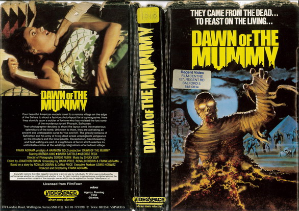 DAWN OF THE MUMMY (VHS)UK