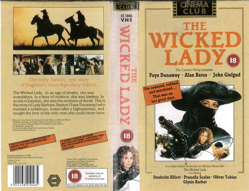 WICKED LADY (VHS) UK