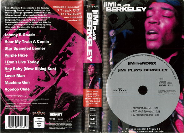JIMI PLAYS BARKELEY  (VHS)