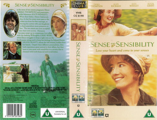 SENSE AND SENSIBILITY  (VHS) UK