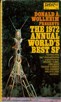 DAW BOOKS - SF:    5 - 1972 ANNUAL WORLD´S BEST SF