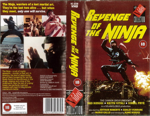 REVENG OF THE NINJA (VHS) UK