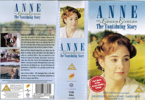 ANNE OF GREEN GABLES - THE COUTINING STORY (VHS) UK