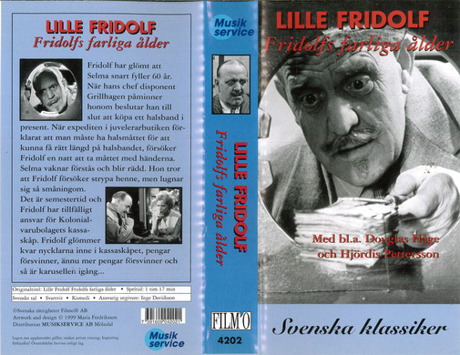 LILLE FRIFOLF - FRIDOLF FARLIGA ÅLDER  (VHS)
