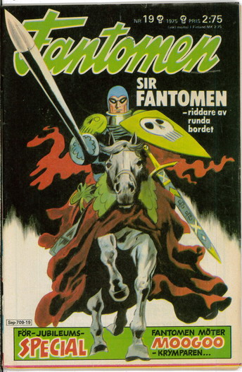 FANTOMEN 1975:19 rullad rygg