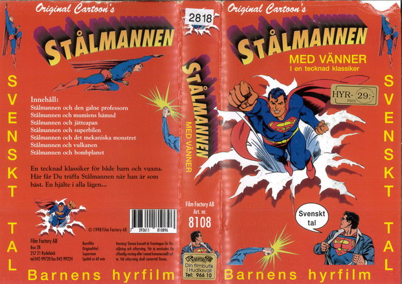 8108 STÅLMANNEN MED VÄNNER (VHS)