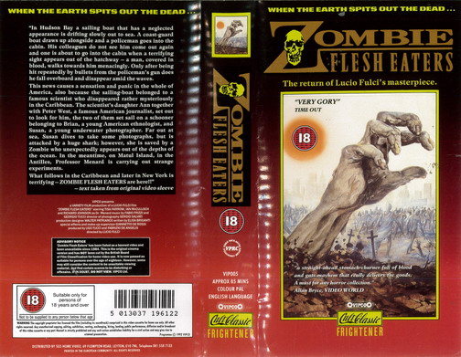 ZOMBIE FLESH EATERS (Vhs) UK