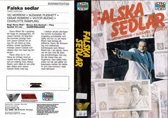 FALSKA SEDLAR  (VHS)