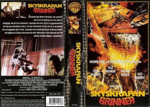SKYSKRAPAN BRINNER (VHS)
