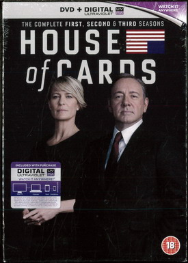 HOUSE OF CARDS - SEASON 1-3 (DVD) UK IMPORT