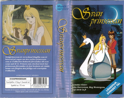 SVANPRINSESSAN/SVANSJÖN (VHS)