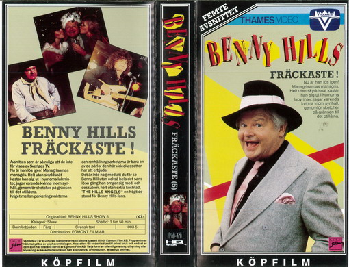 BENNY HILLS FRÄCKASTE(5)  (VHS)