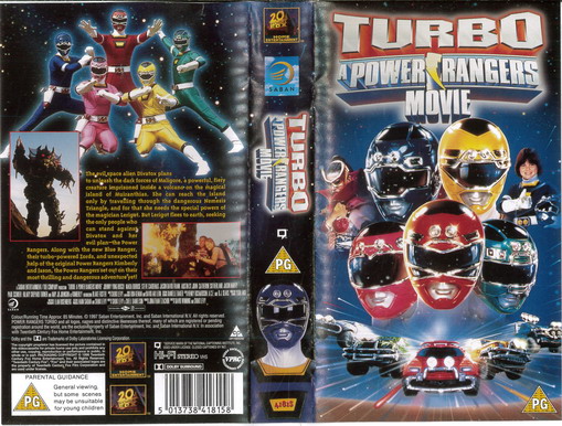 TURBO A POWER RANGERS MOVIE (VHS) UK
