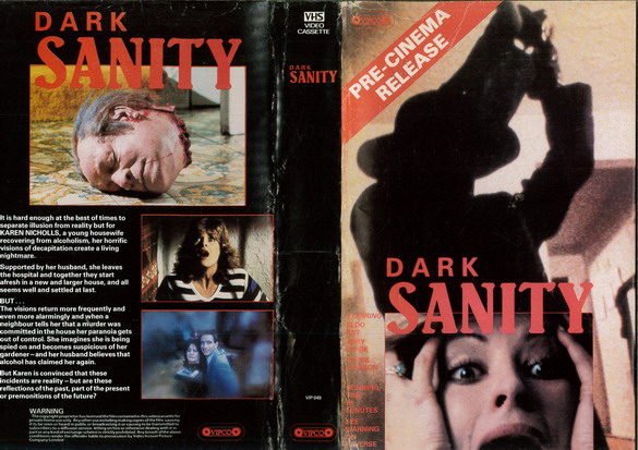 DARK SANITY (VHS) UK