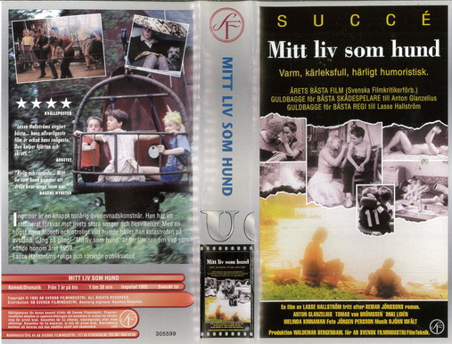 MITT LIV SOM HUND (VHS) NY