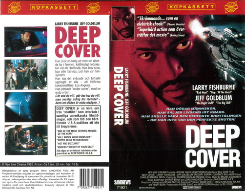 DEEP COVER (VHS OMSLAG)