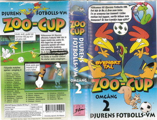 ZOO-CUP OMGÅNG 2 (VHS)