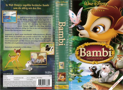 BAMBI - SPECIALUTGÅVA (VHS)