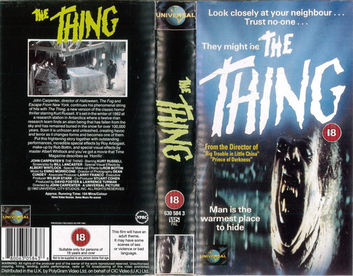 THING (VHS) UK