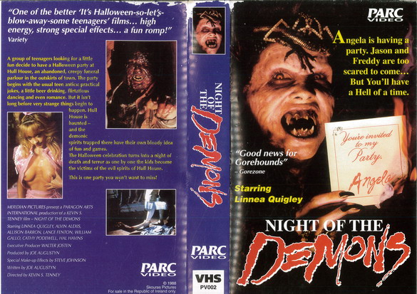 NIGHT OF THE DEMONS (Vhs) IMPORT