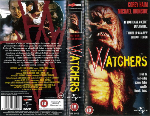 WATCHERS (Vhs) UK